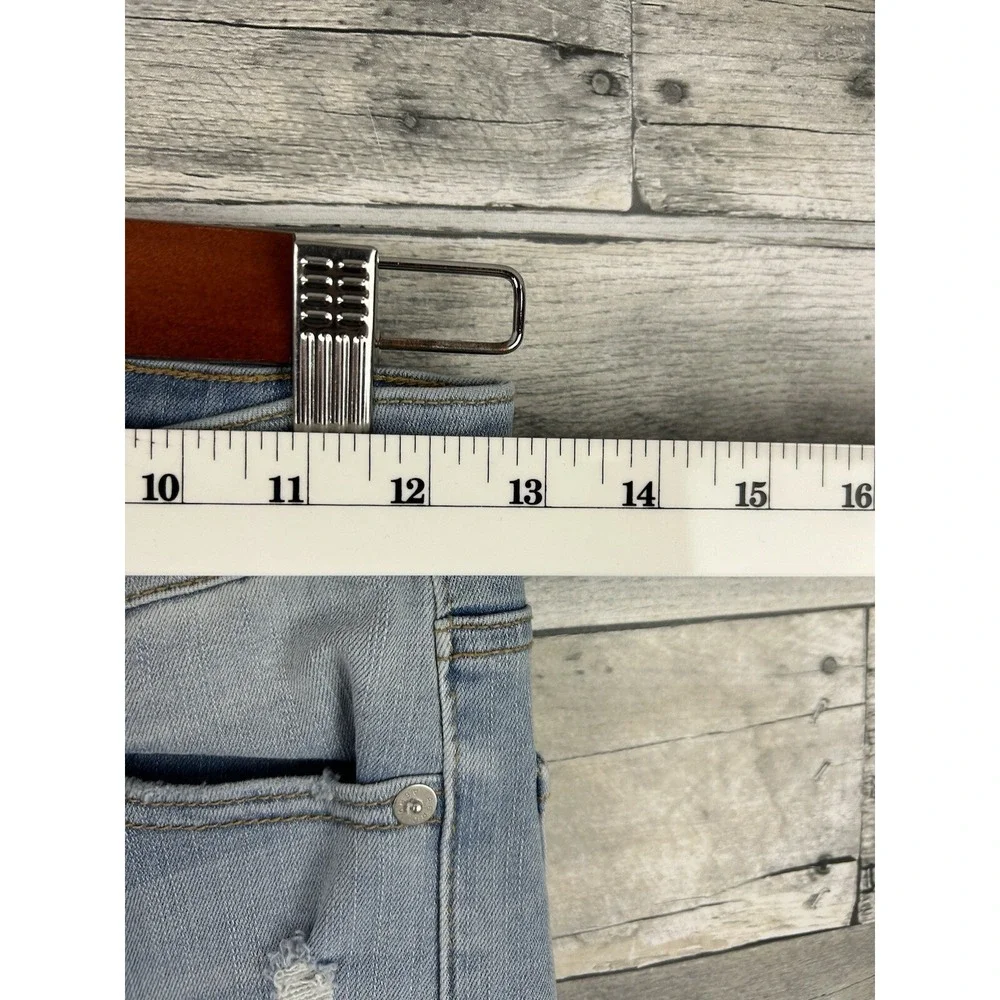 AERO High Rise Jegging Distressed Denim Size 0